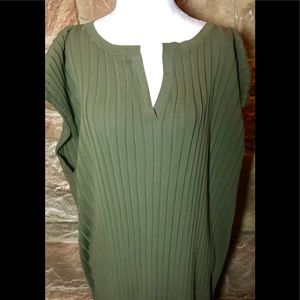 Lafayette 148 Cotton Ribbed Dress